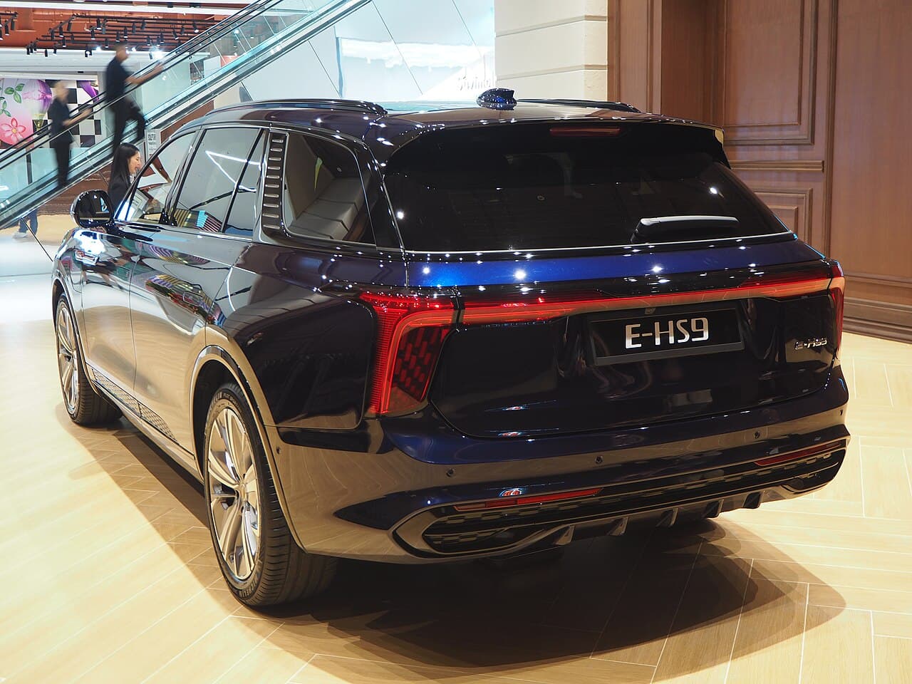 Hongqi E-HS9 Parte trasera