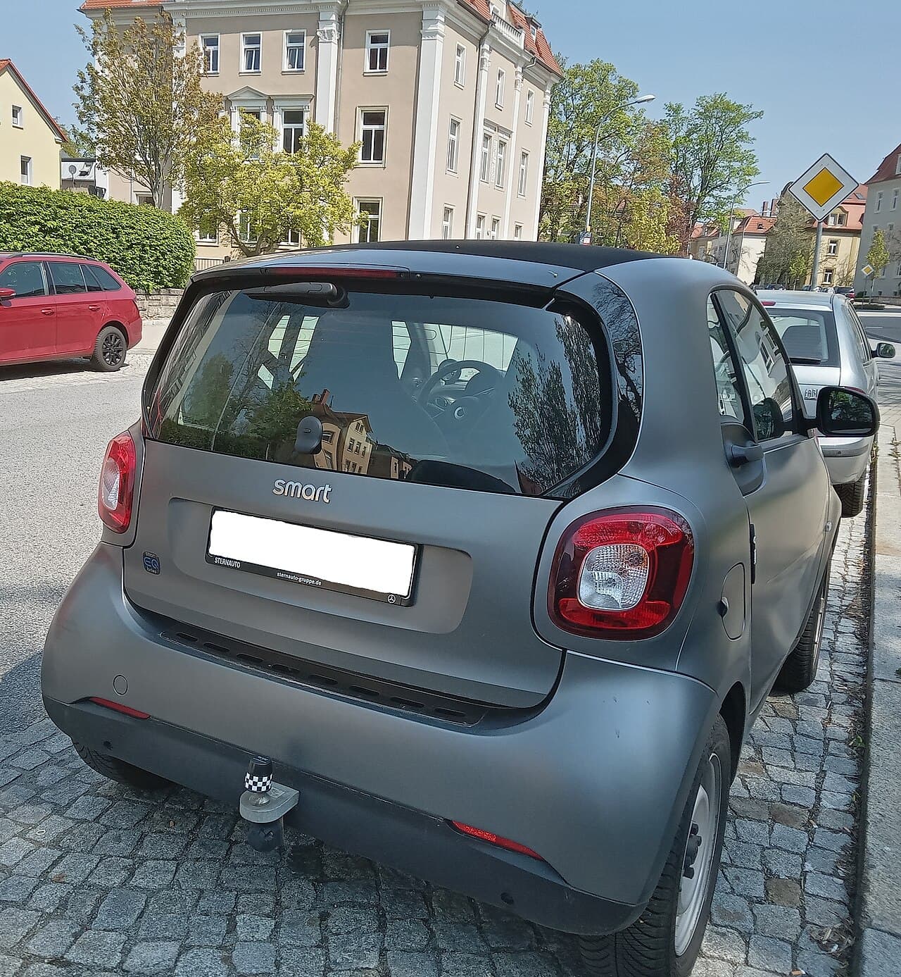 smart EQ fortwo الخلف