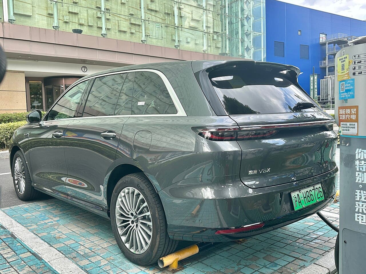 WEY V8X Rear