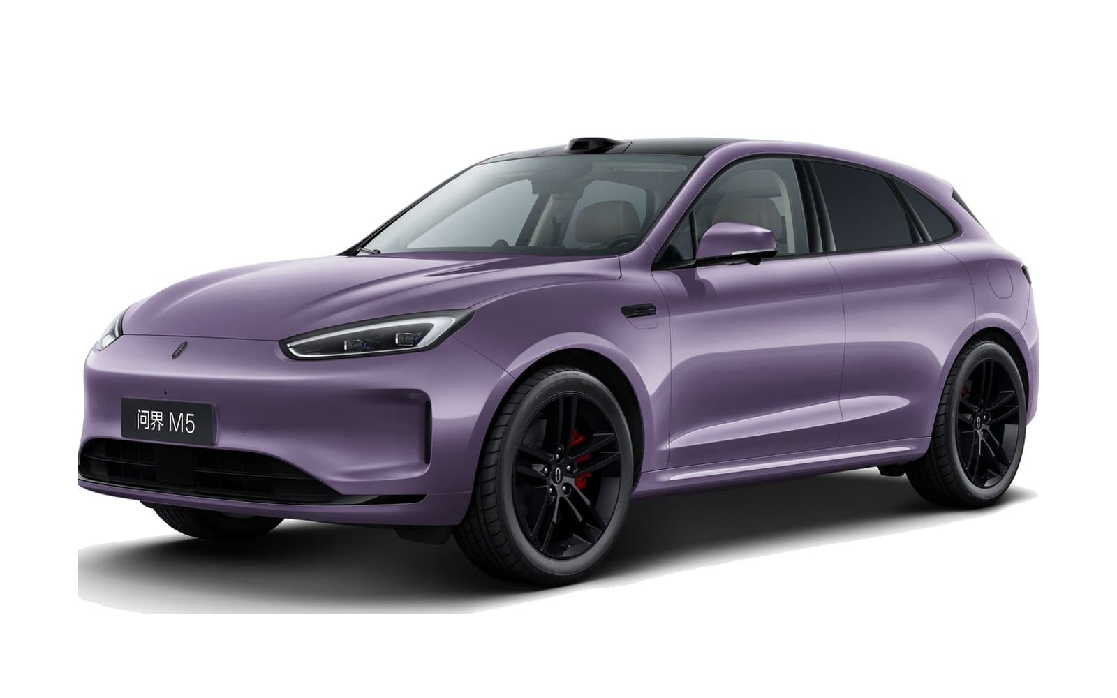 AITO M5 بنفسجي شبحي الخارج