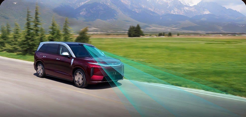 BYD Da Tang EV God's Eye B مع ليدار