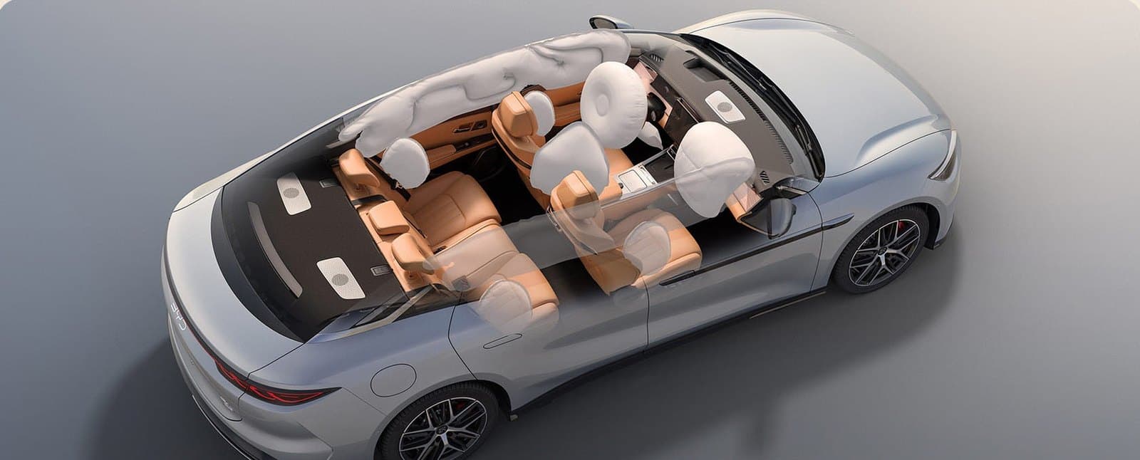 BYD Han L 12 airbags de série