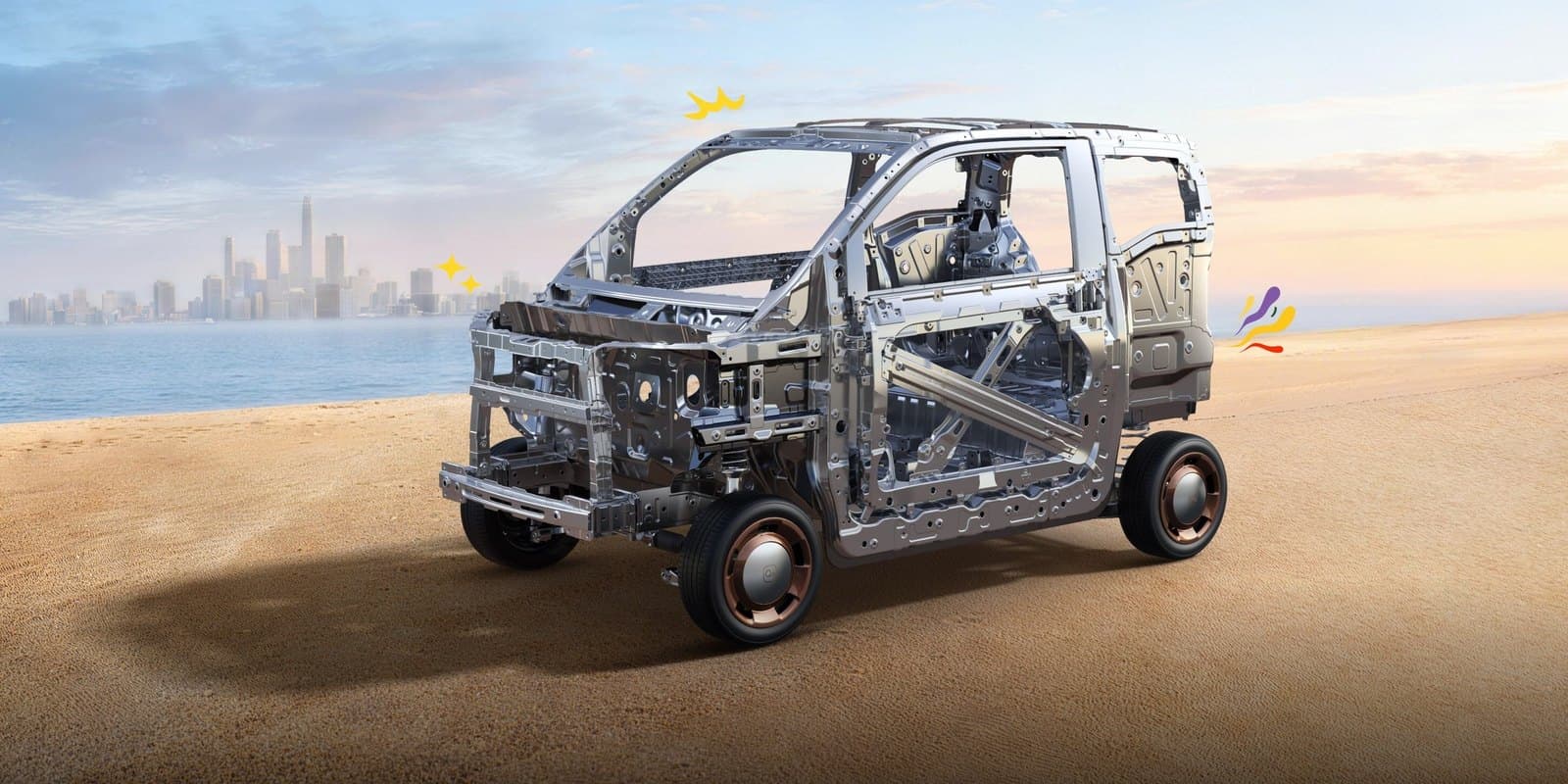 Chery QQ Ice Cream High-strength steel body