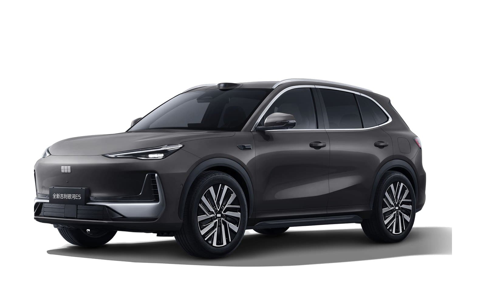 Geely EX5 رمادي ضباب الصباح منظر أمامي جانبي