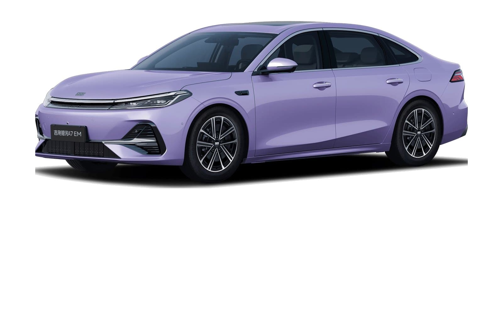 Geely Galaxy A7 EM-i Brocade Purple Front three-quarter