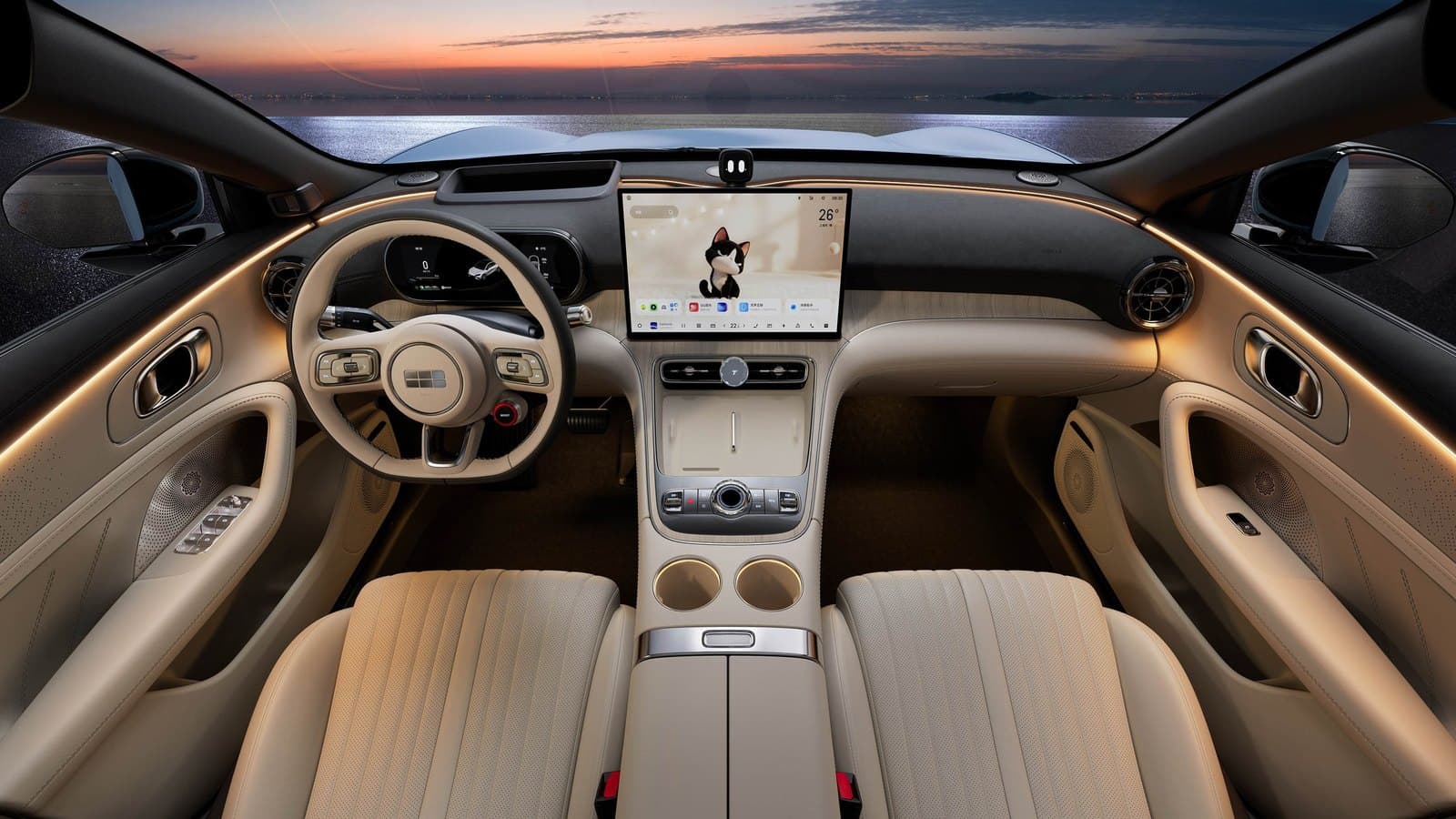 Geely Galaxy TT Interiores de alta costura