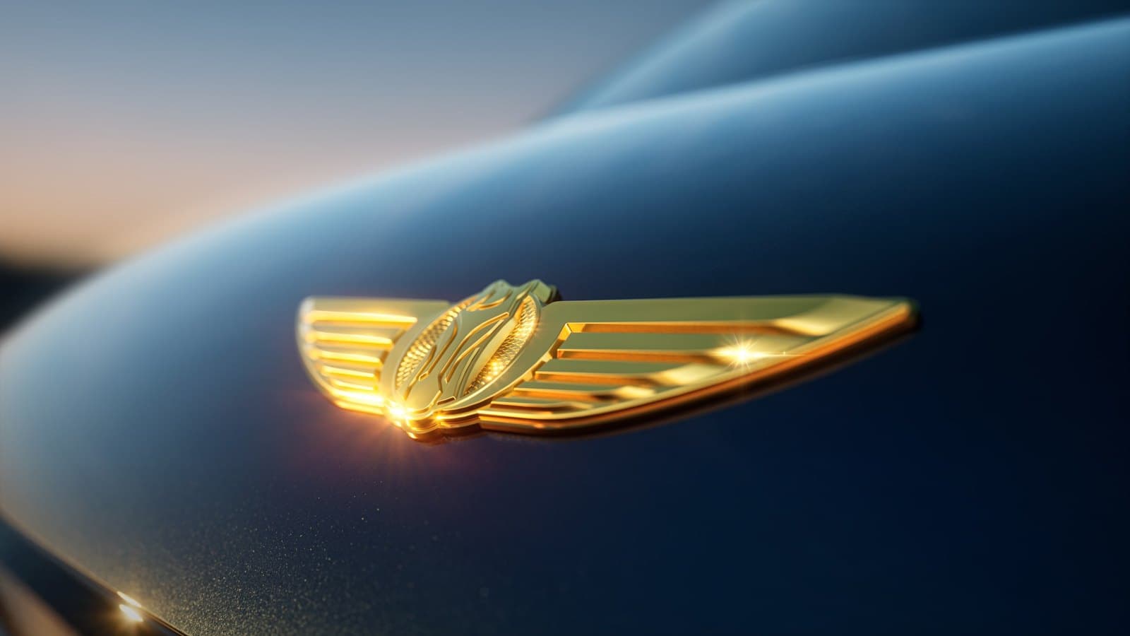 Geely Galaxy V900 Pure-gold Pegasus emblem