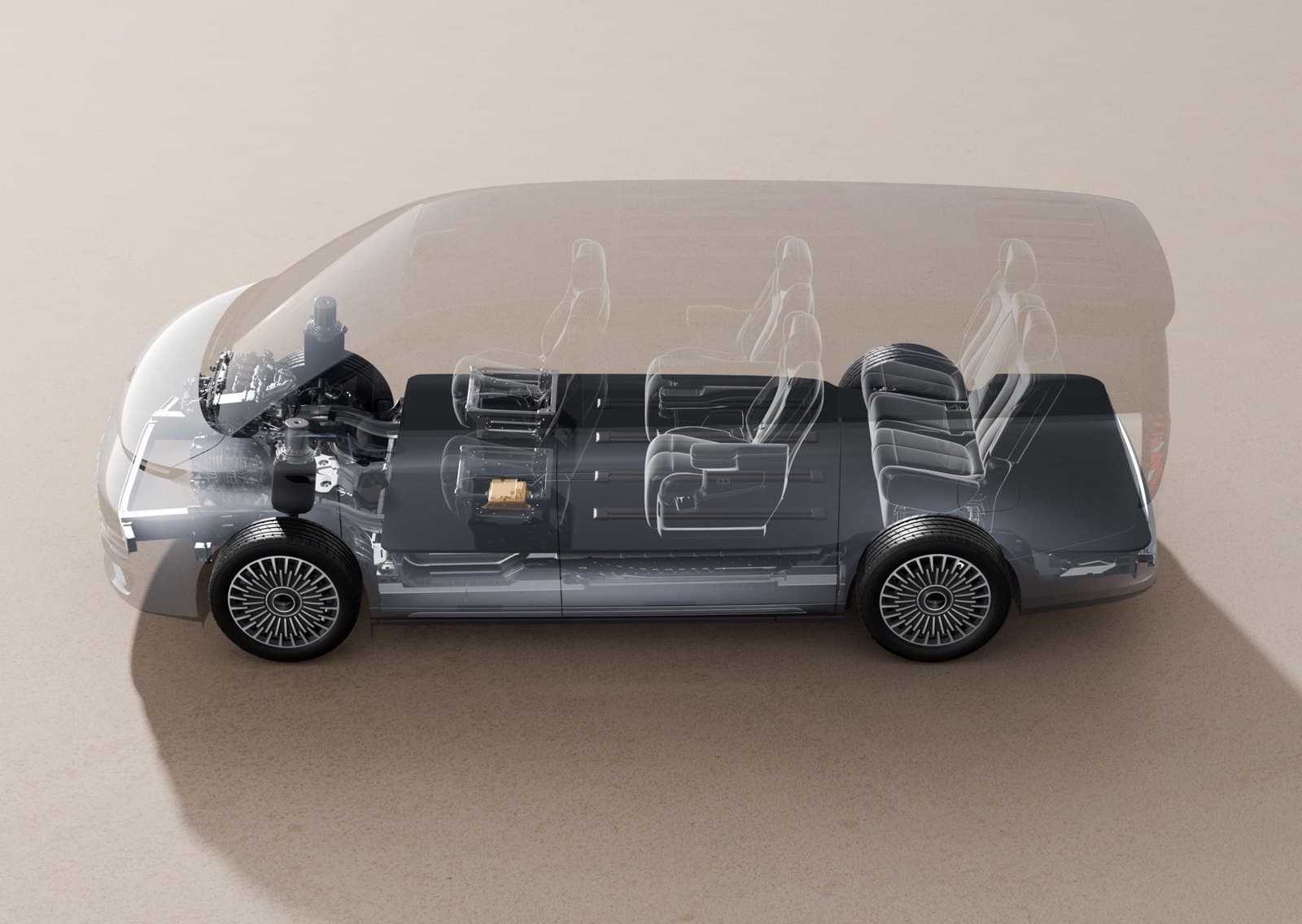 Geely Galaxy V900 AWD hybrid powertrain