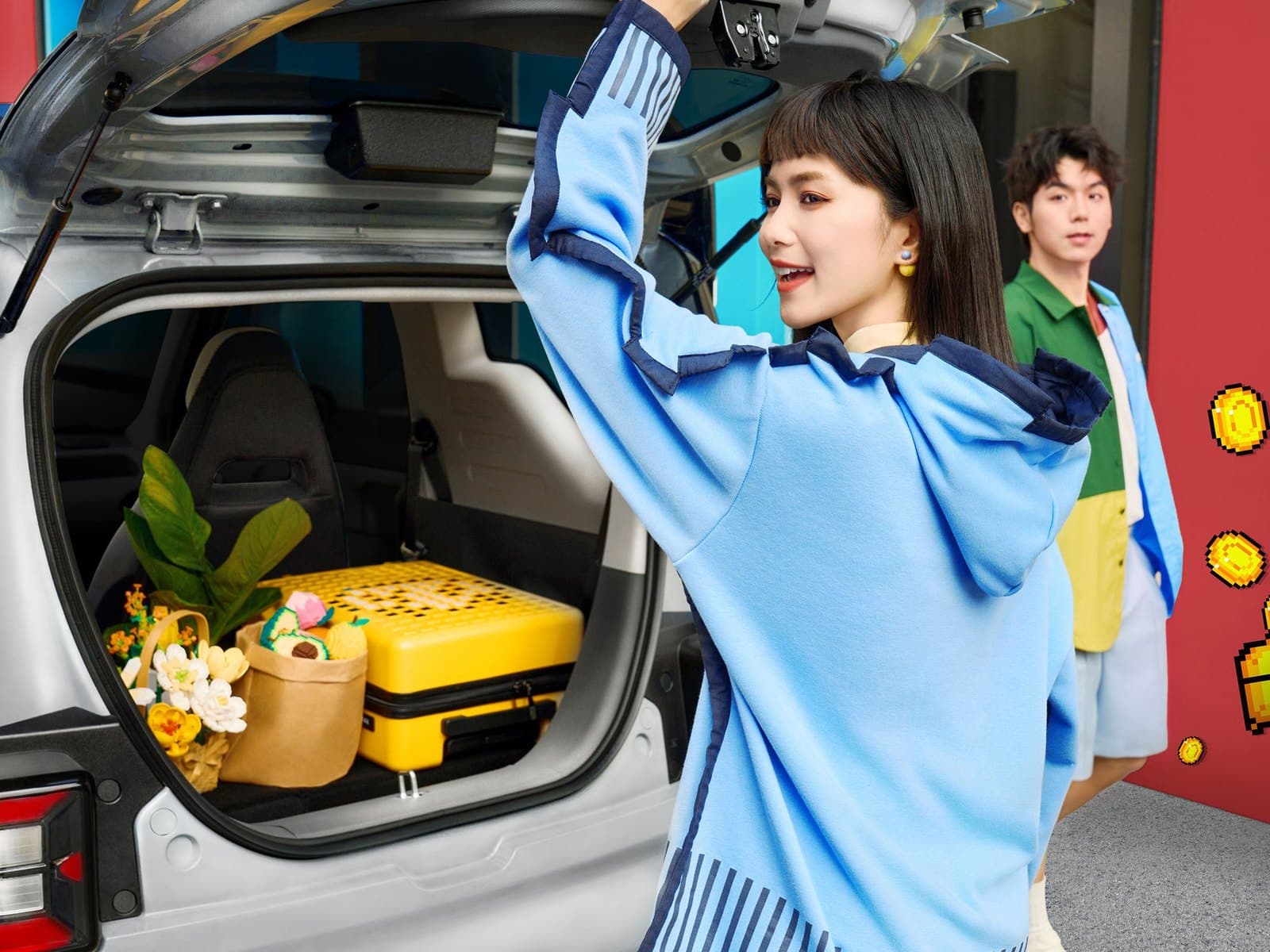Geely Panda Mini صندوق أمتعة قابل للتوسيع