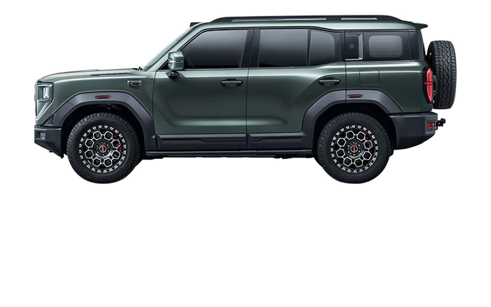 Hongqi G919 Shennong Green Side profile