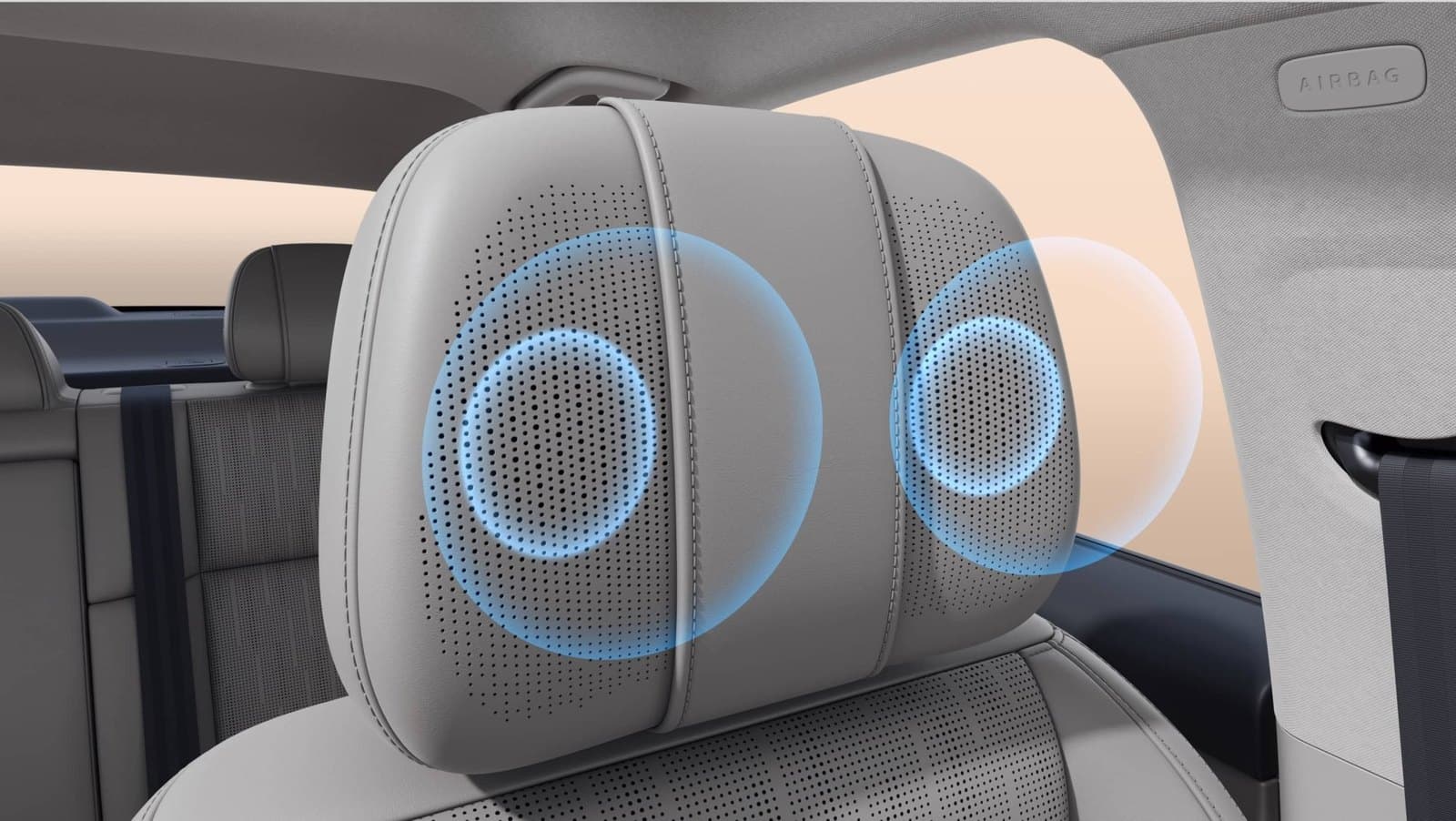Leapmotor B01 14 مكبّر صوت مع صوت في مساند الرأس