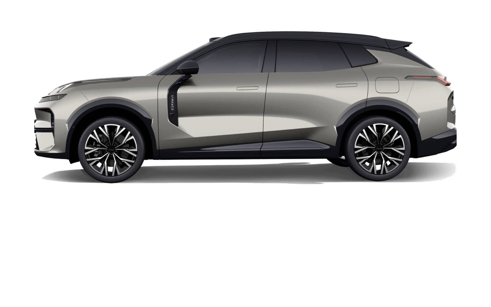Lynk & Co 08 EM-P Sun Silver Side profile