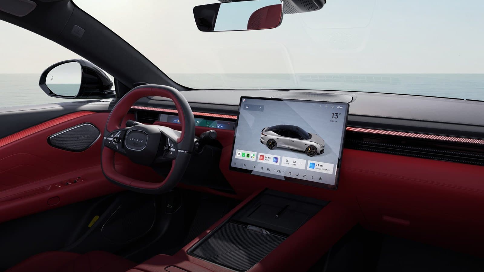 Lynk & Co 10 Snapdragon 8295 cockpit