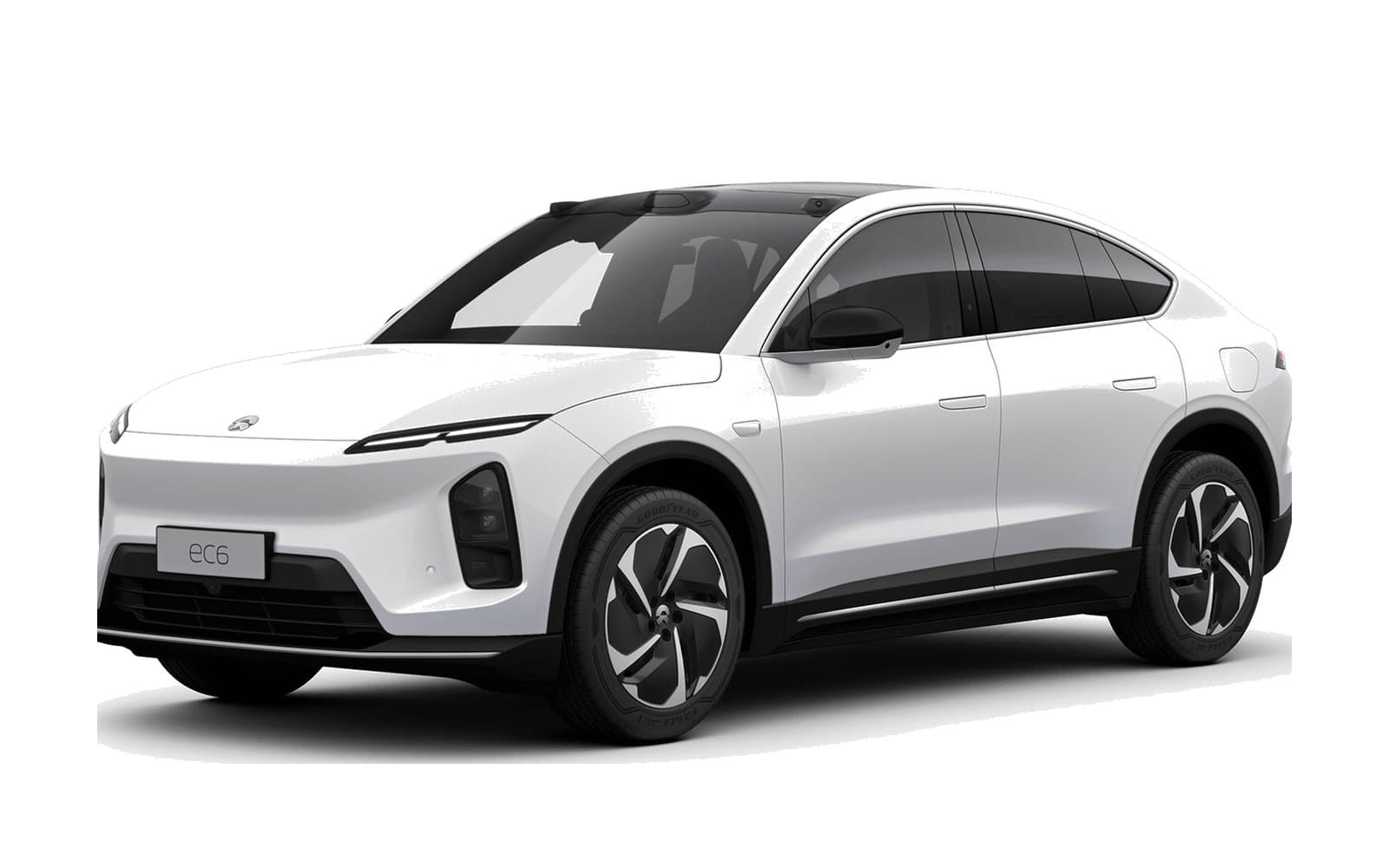 NIO EC6 Blanc Nuage Extérieur