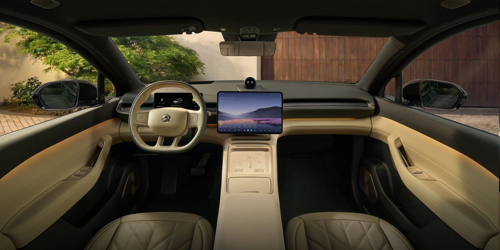 NIO ES6 Interior con acabados superiores