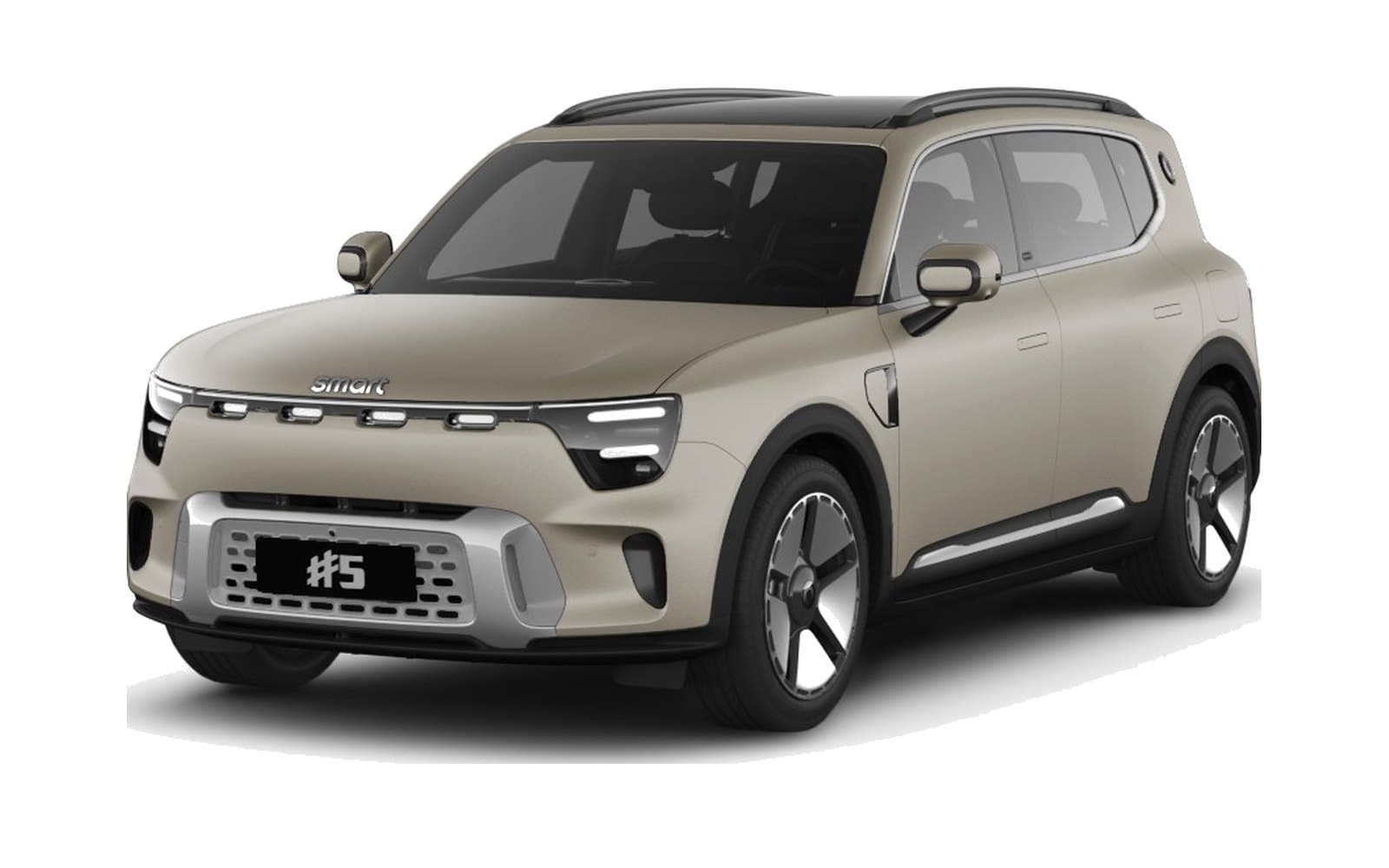 smart #5 Quicksand Gold Exterior