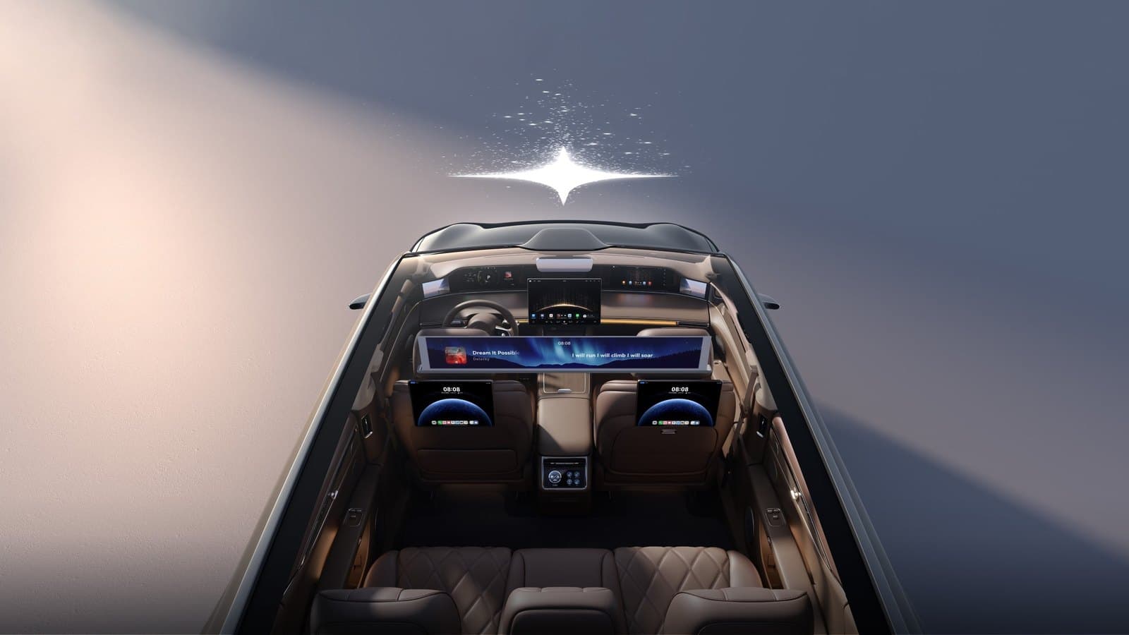 Stelato S9 Ten-screen cabin