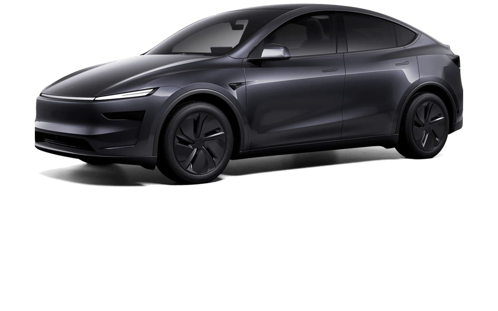 Tesla Model Y Gris Furtivo 3/4 delantero izquierdo