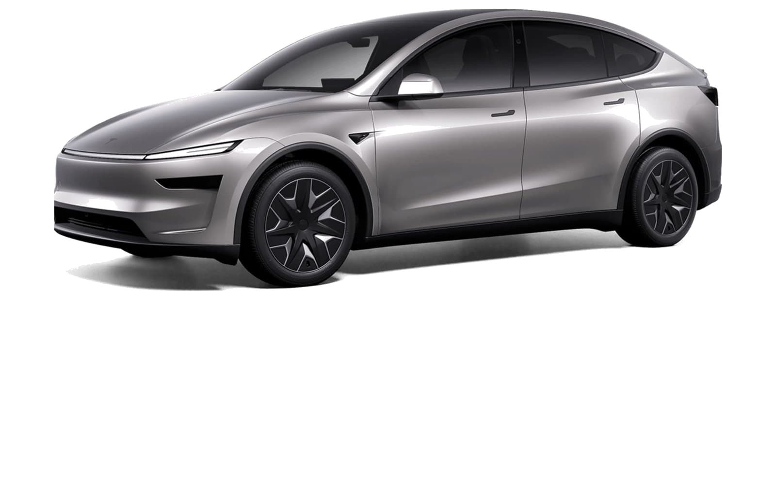 Tesla Model Y L ذهبي ضوء النجوم منظر أمامي جانبي (يسار)