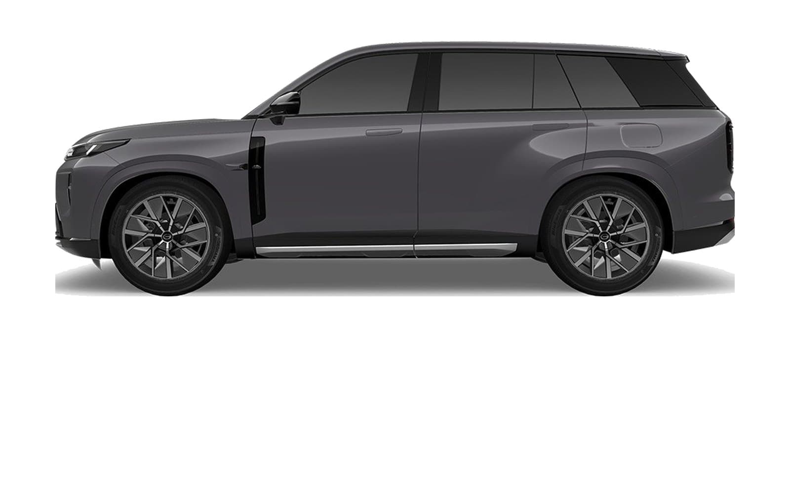 Trumpchi Xiangwang S7 رمادي القمر منظر جانبي