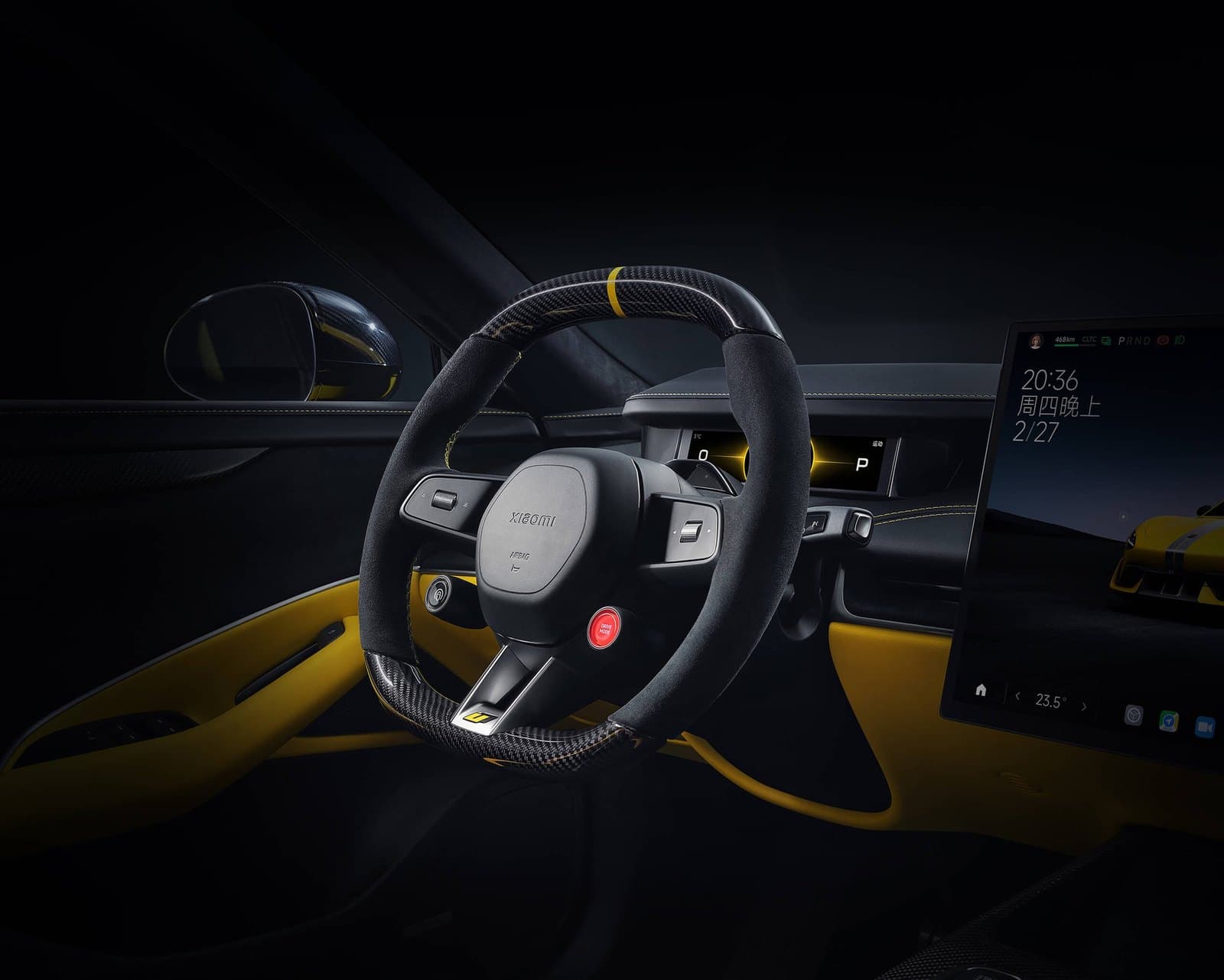 Xiaomi SU7 Ultra Track-style steering wheel