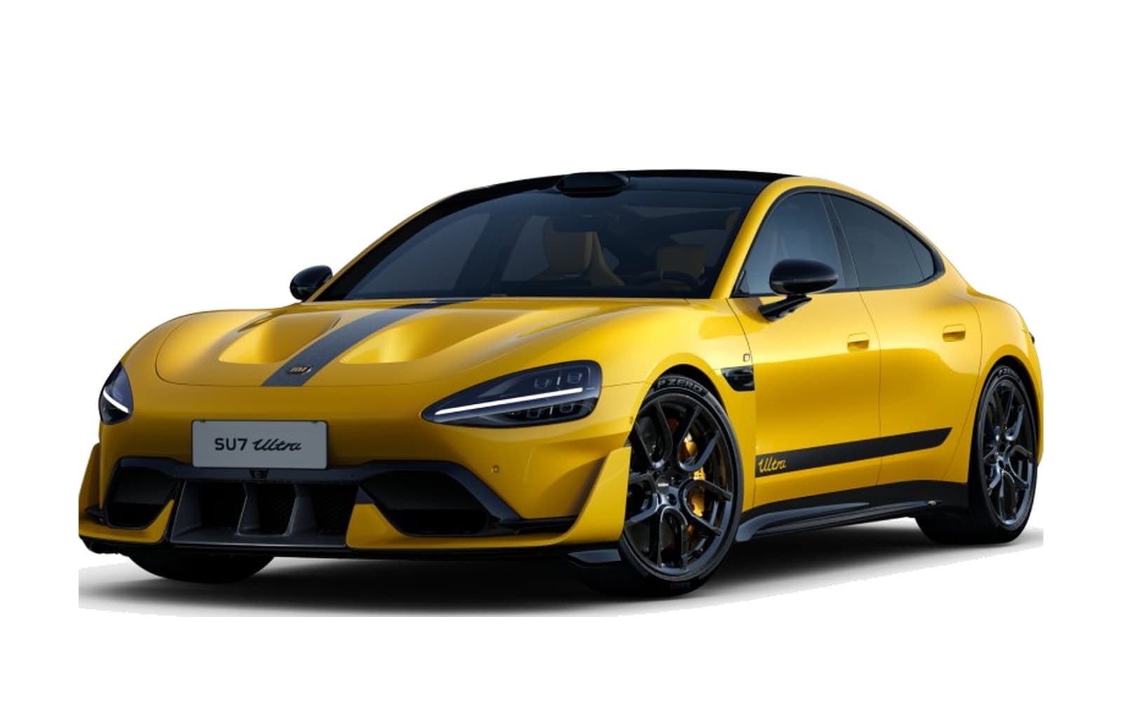 Xiaomi SU7 Ultra Lightning Yellow Exterior