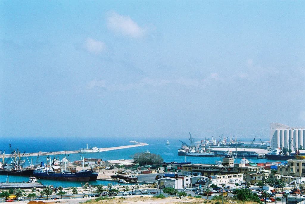 The port of Beirut, Lebanon